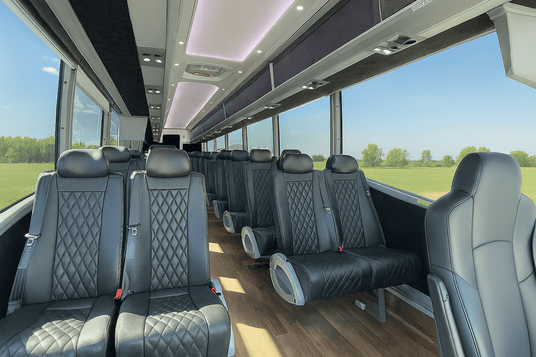 coach bus in Wyoming