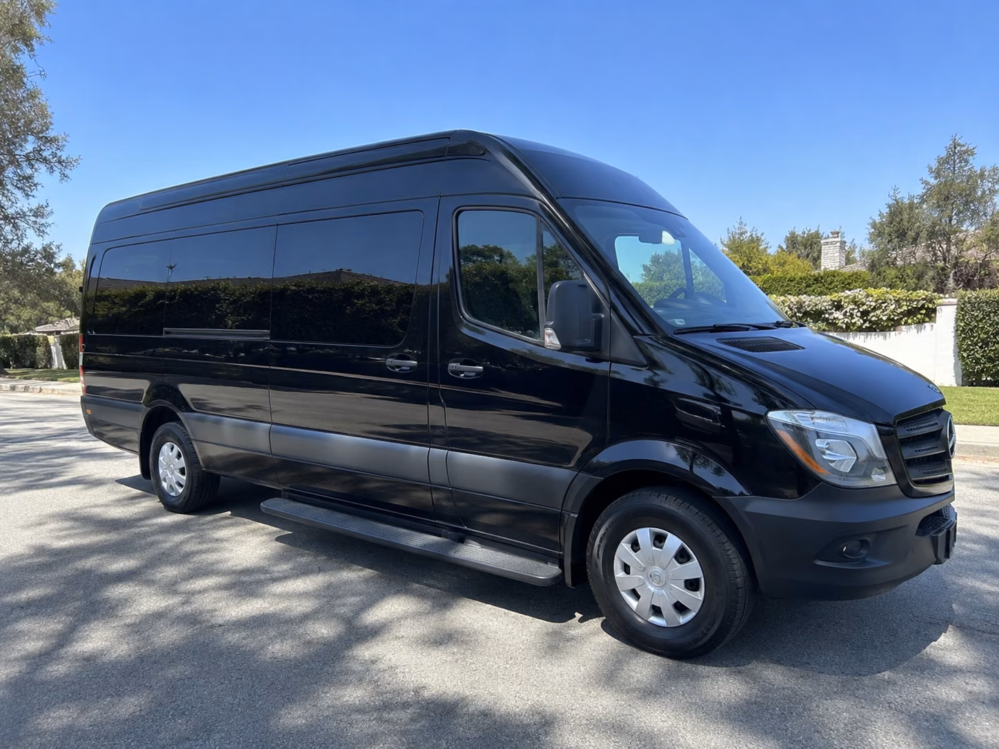 sprinter van shuttle bus runs between wyoming hotels and grr