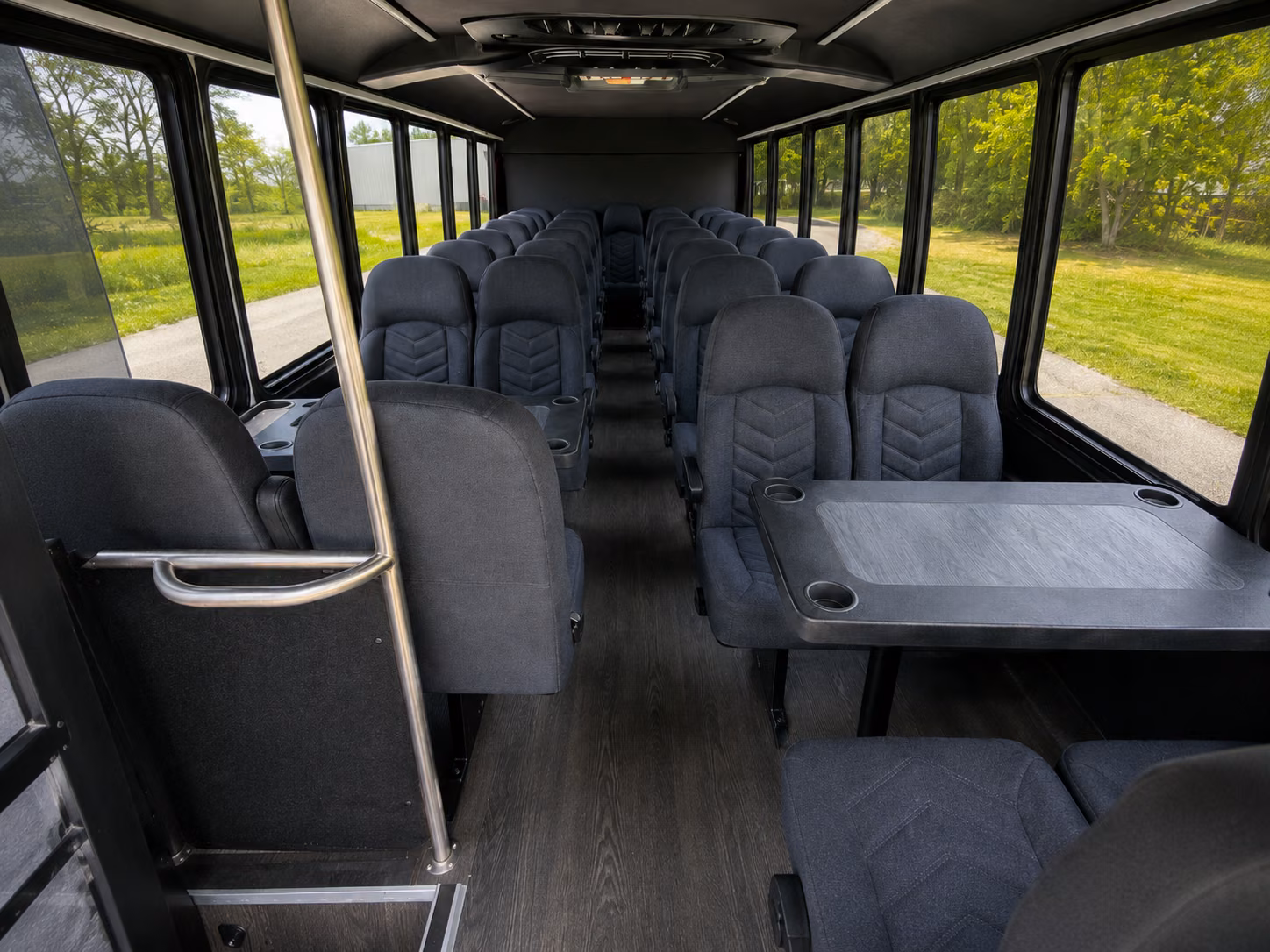 wyoming 18 passenger minibus inside