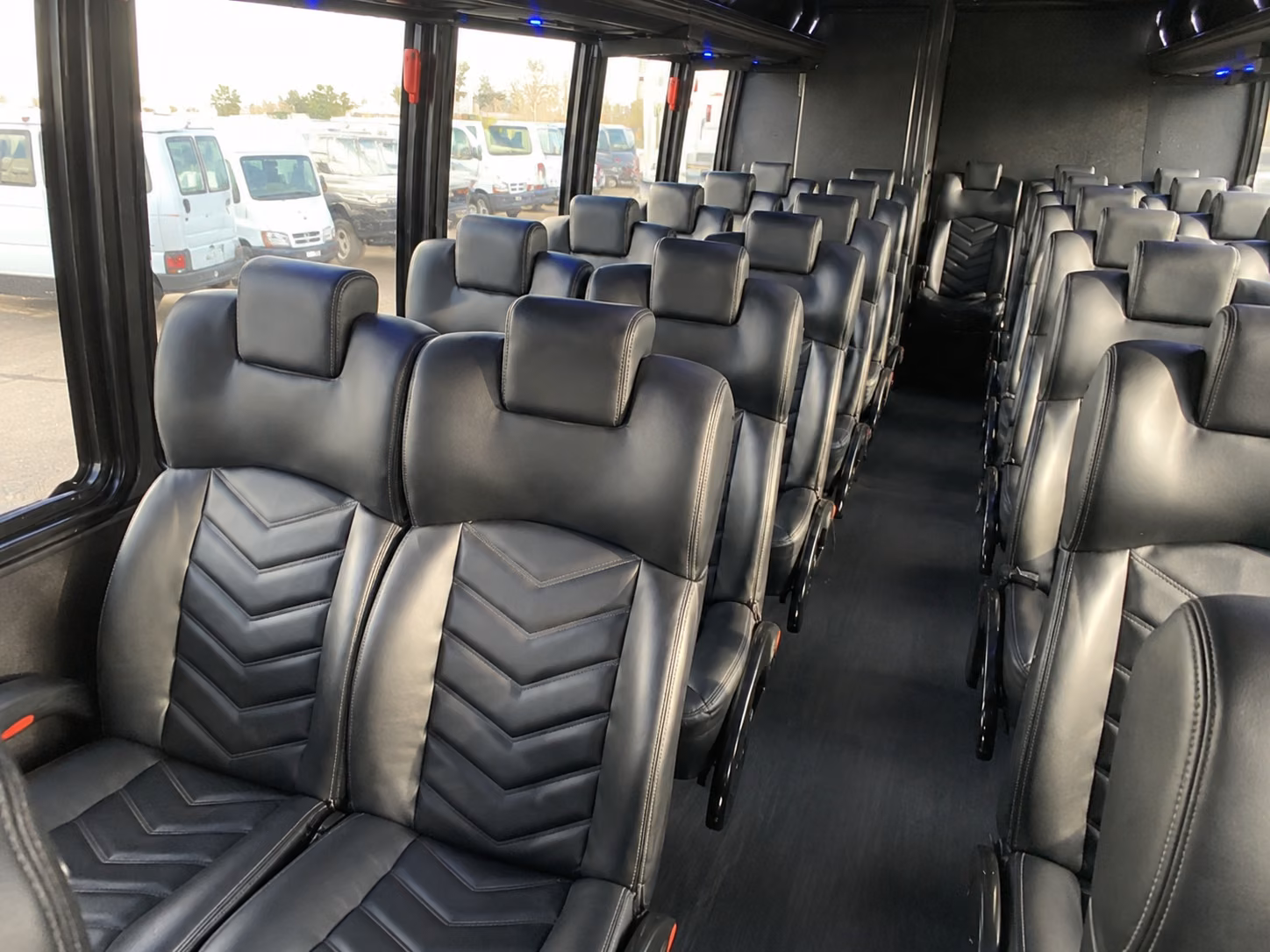 wyoming 18 passenger minibus interior