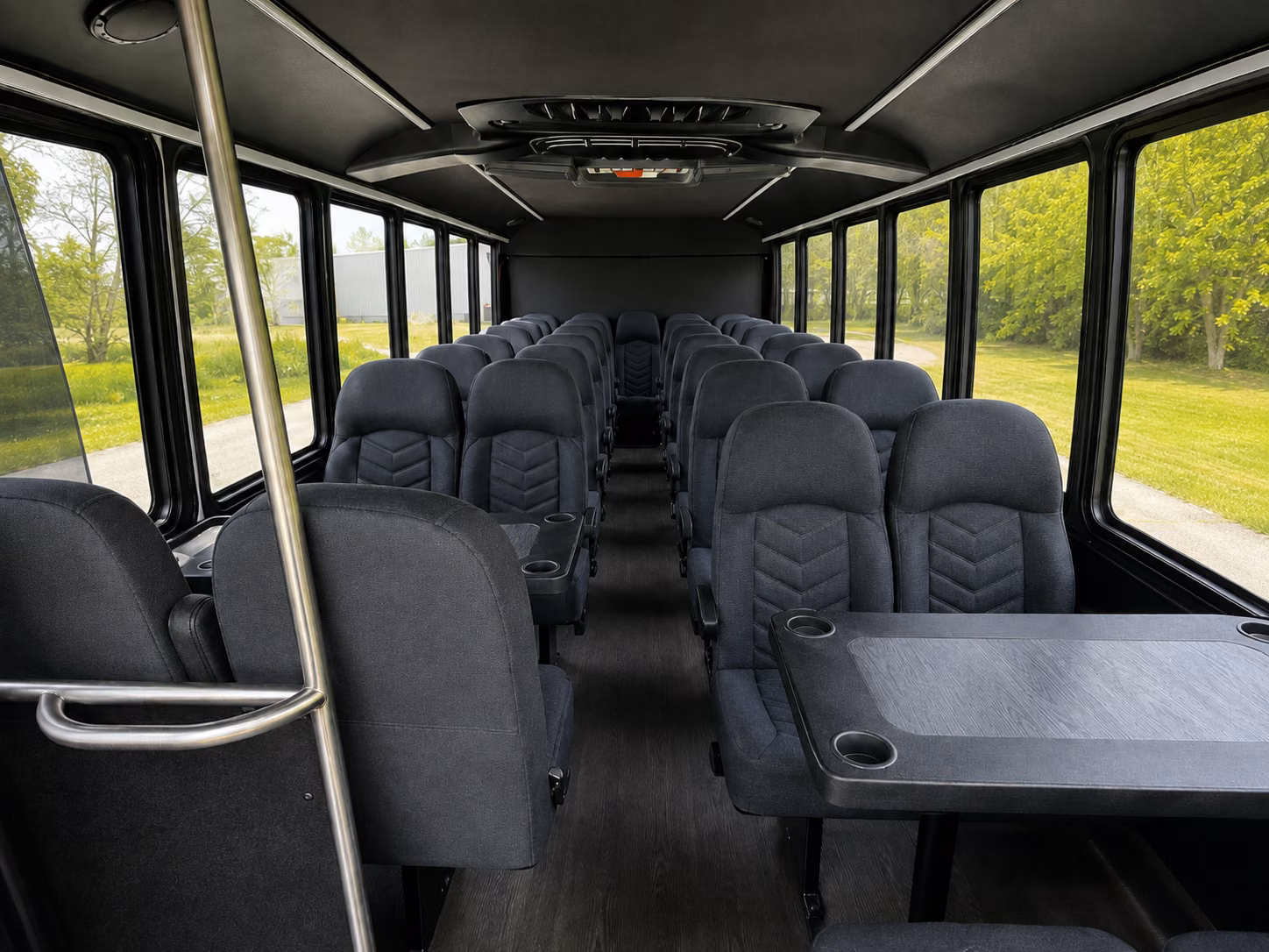 wyoming 20 passenger minibus inside