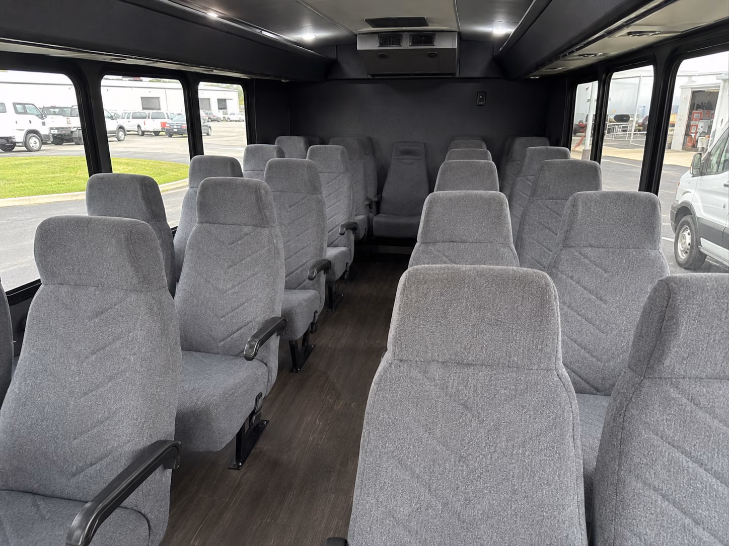 wyoming 20 passenger minibus interior