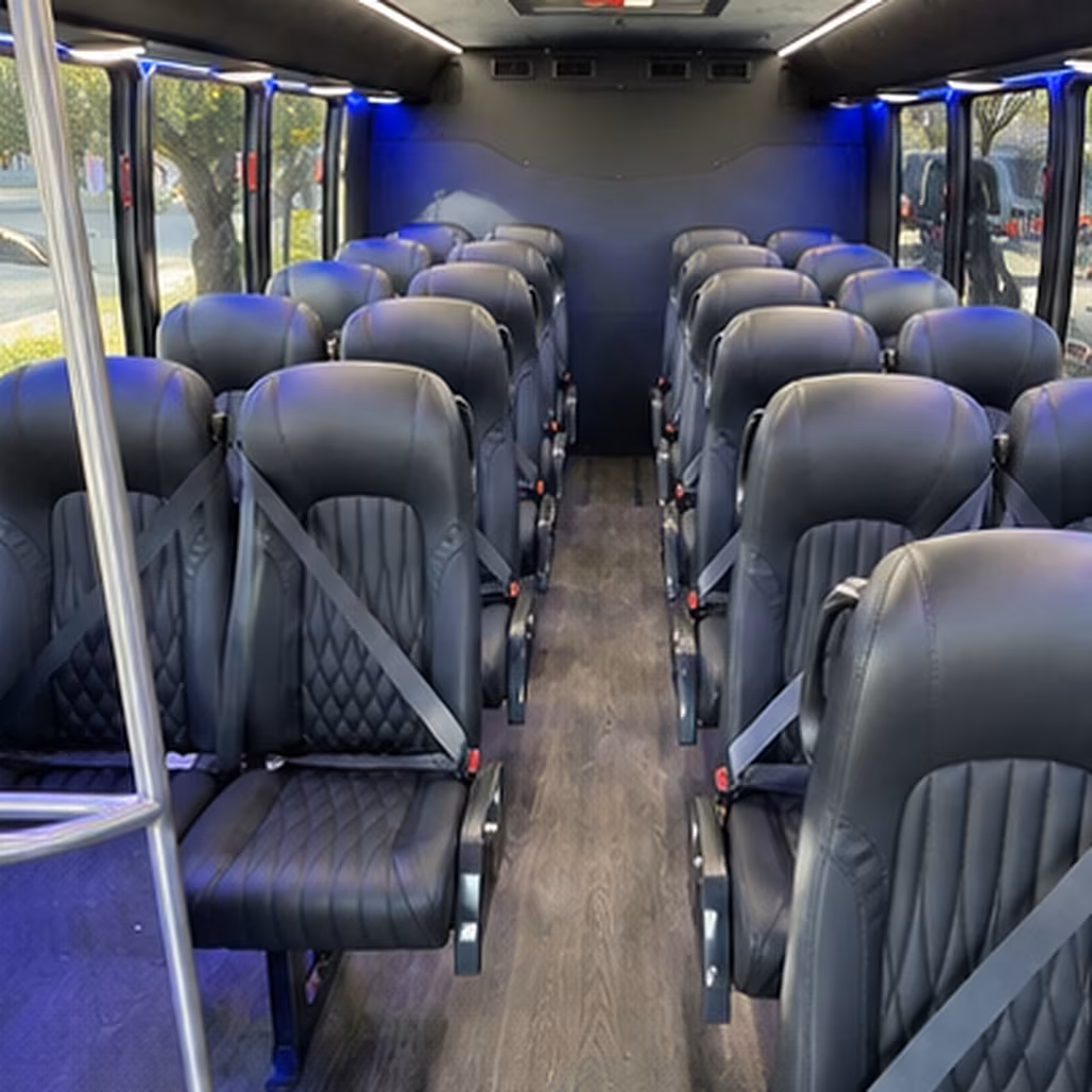 wyoming 25 passenger minibus inside