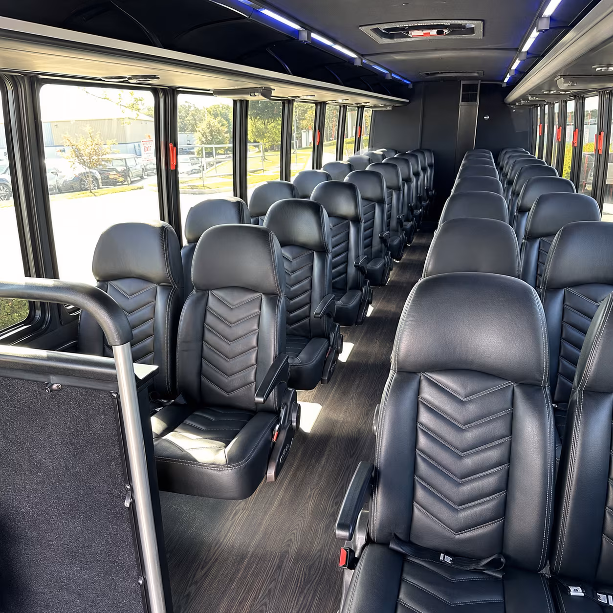 wyoming 28 passenger minibus interior