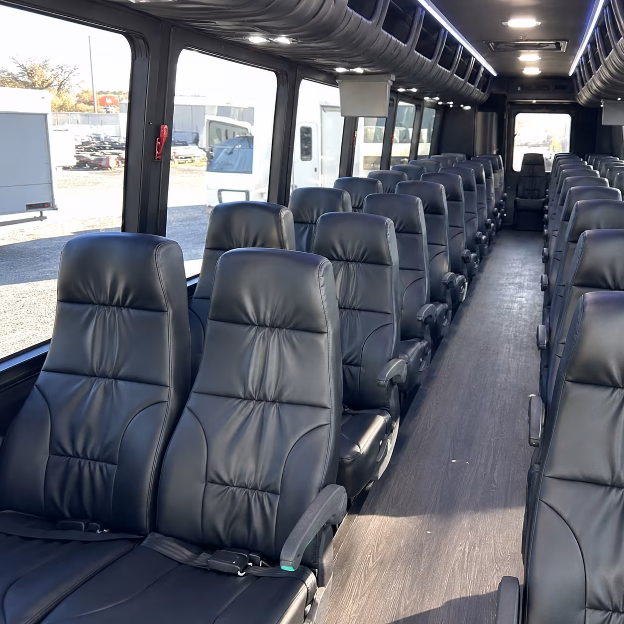 wyoming 35 passenger minibus interior