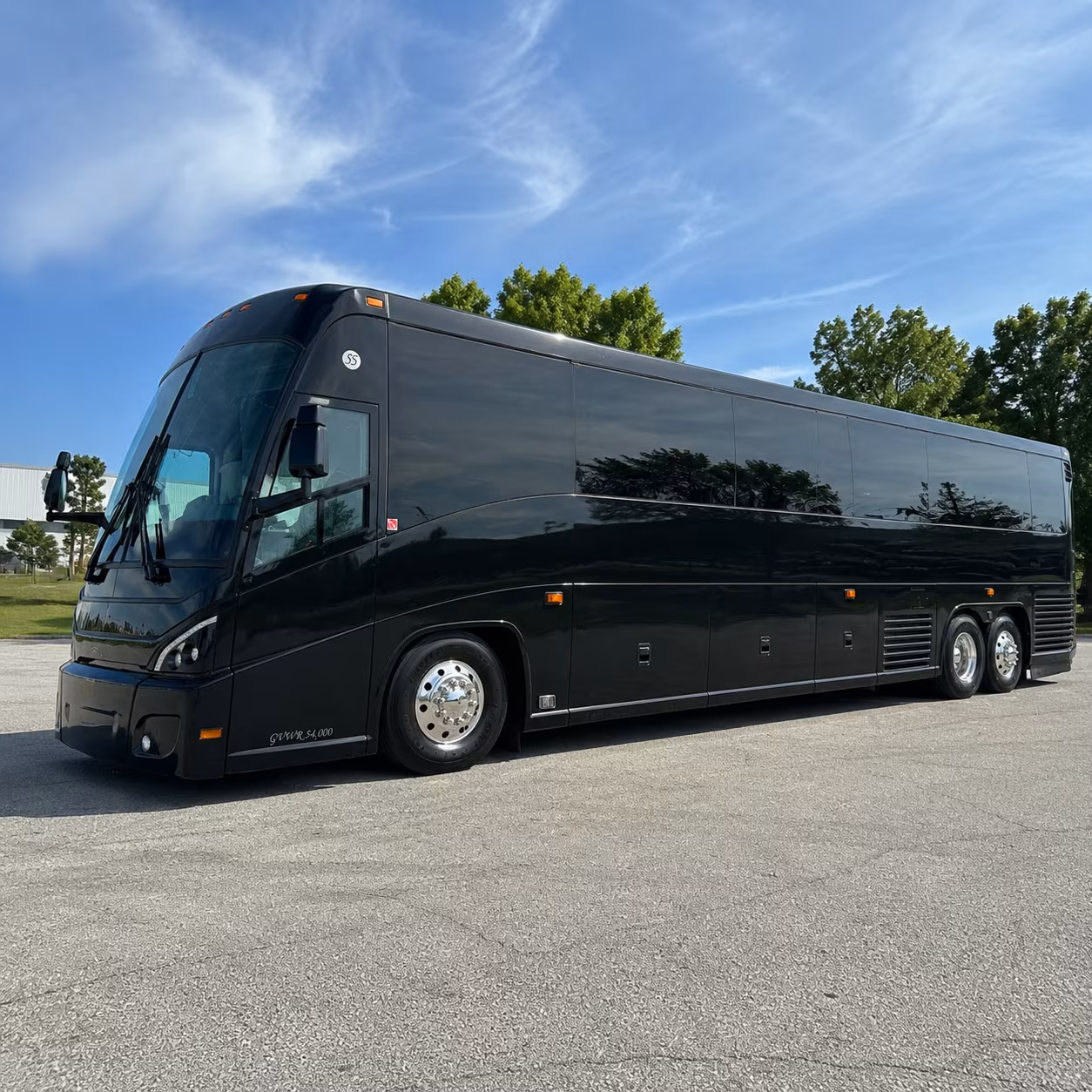 wyoming 47 passenger charter bus