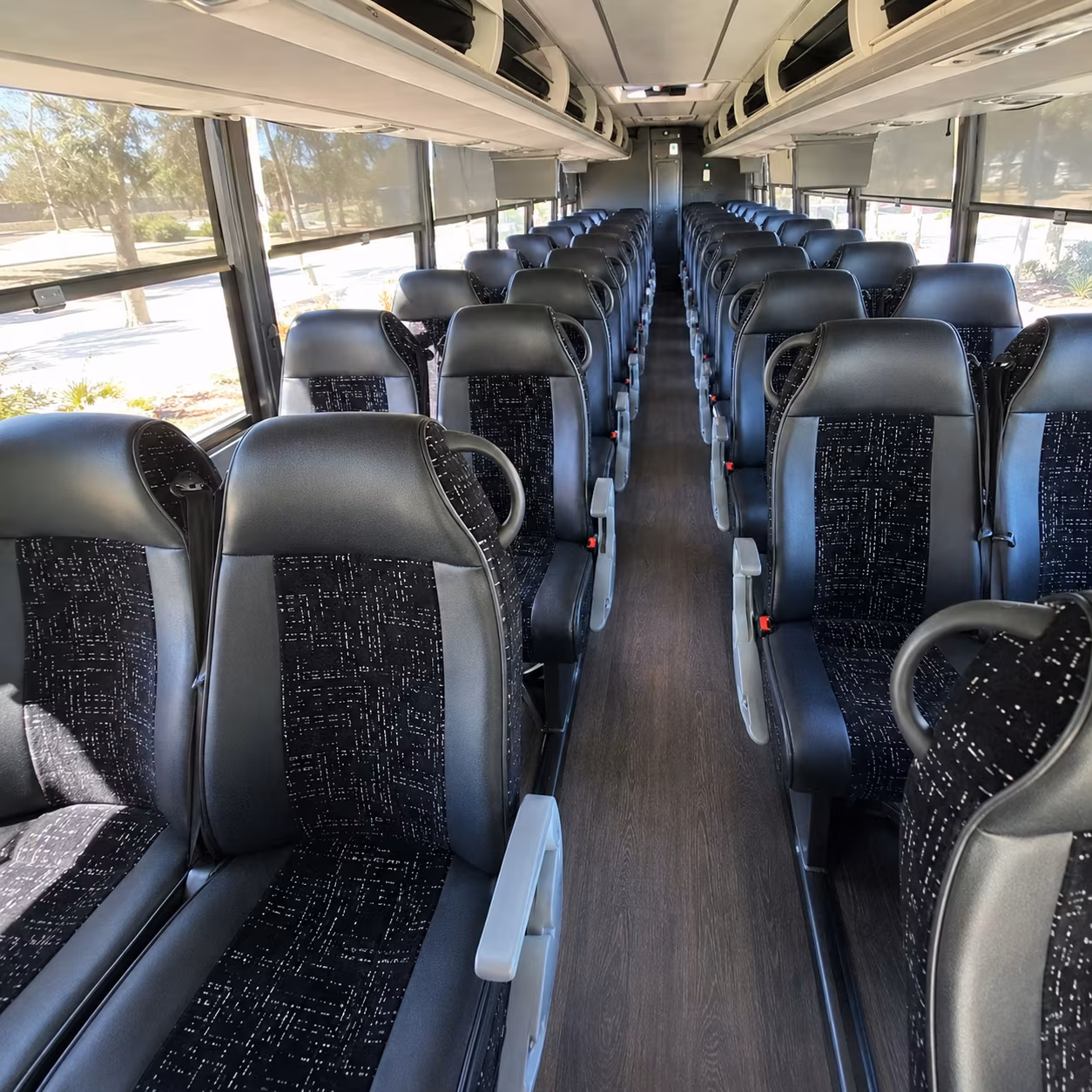 wyoming charter bus inside