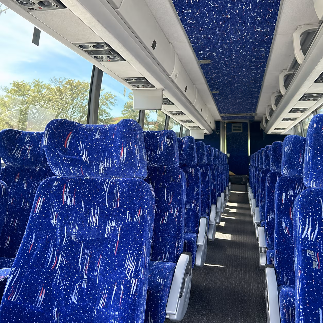 wyoming charter bus interior