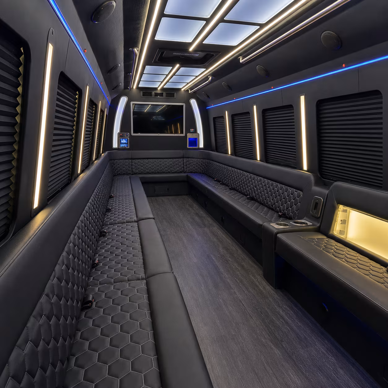 wyoming party bus interior