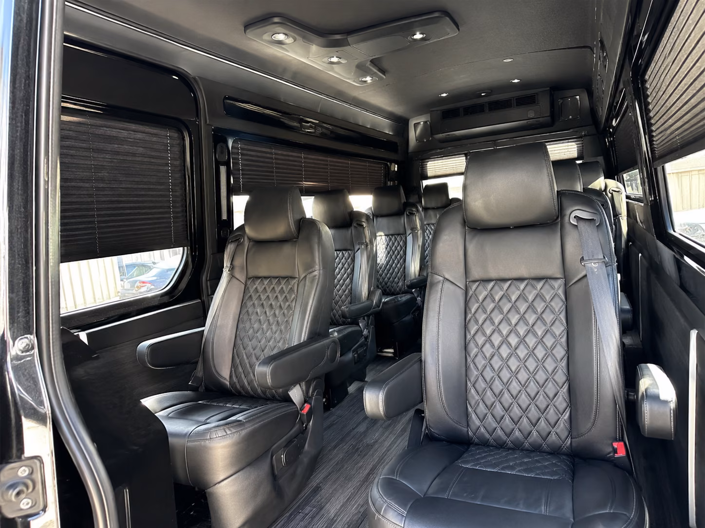 wyoming sprinter van with driver inside