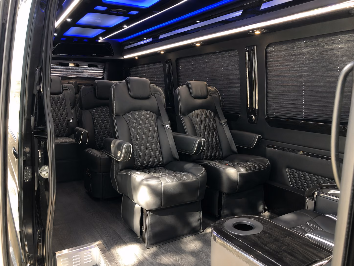 wyoming wedding transportation onboard seating